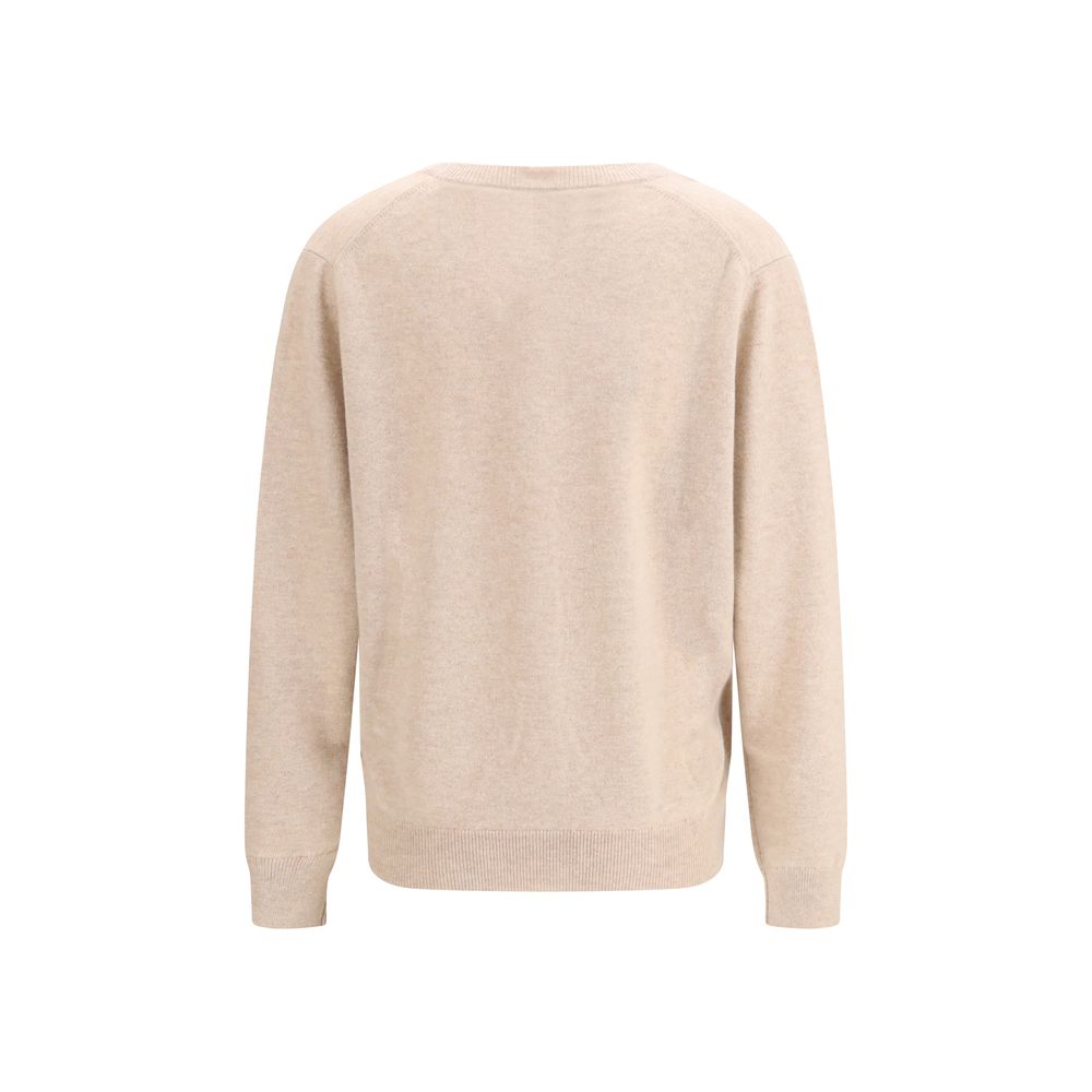 Beige Cashmere Cardigan