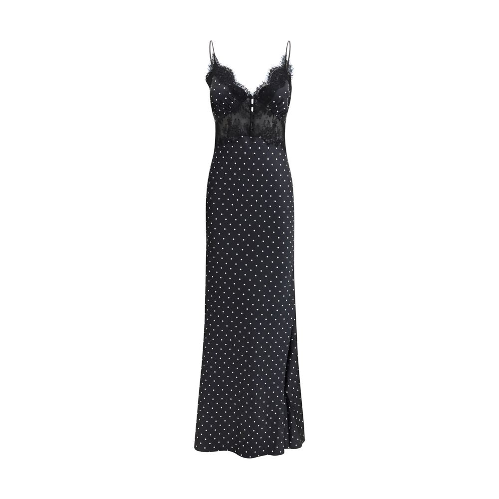 Multicolor Polyester Long Dress