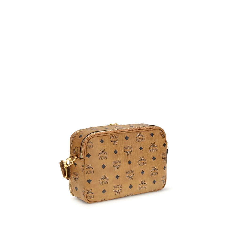 Beige Fabric Shoulder Bag