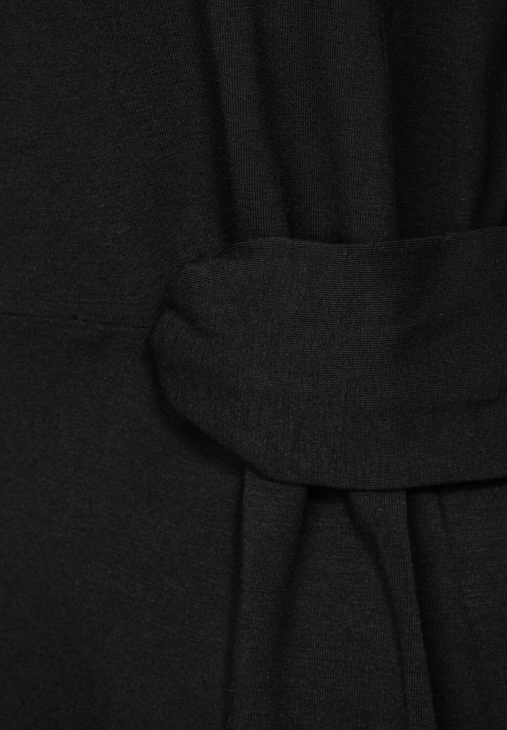 Black Viscose Casual Dress