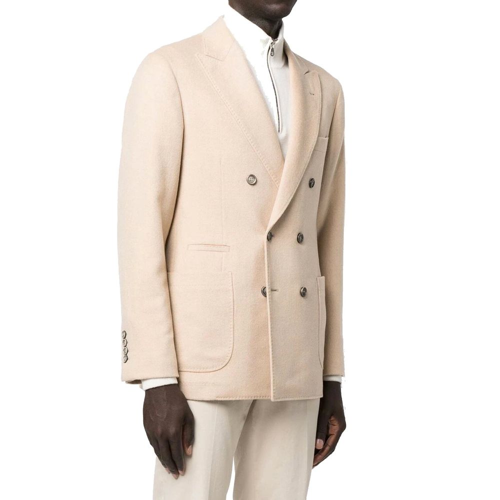Beige Wool Coat