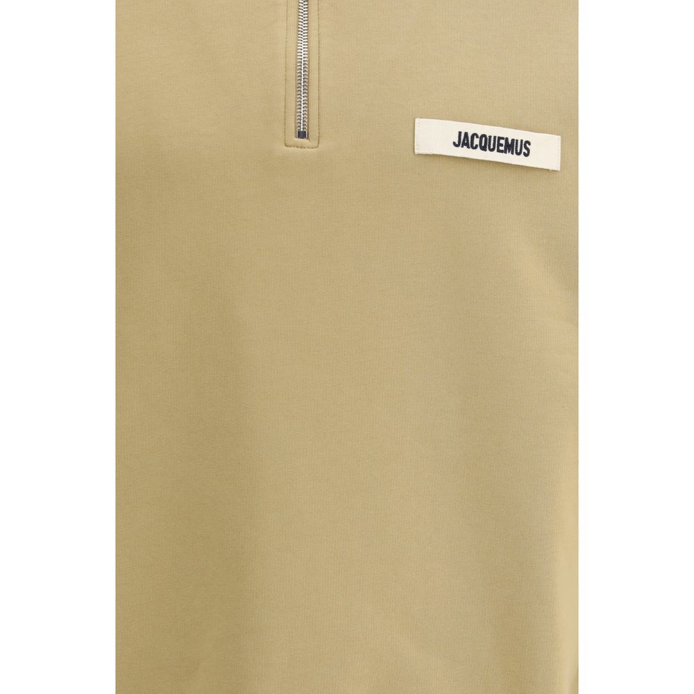 Beige Cotton Sweatshirt