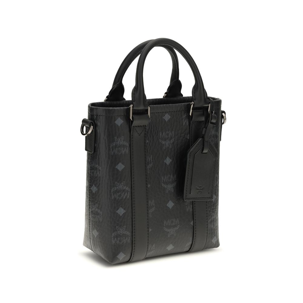 Black Fabric Shoulder Bag