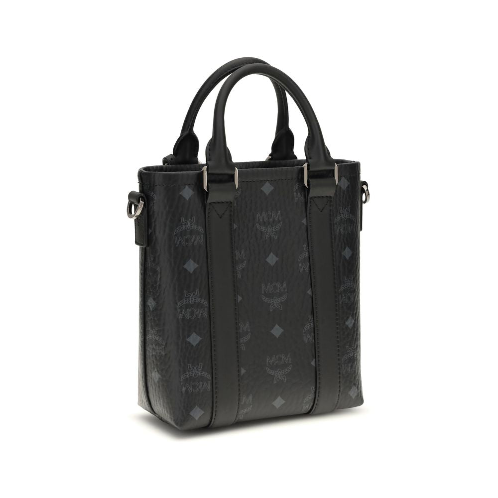 Black Fabric Shoulder Bag