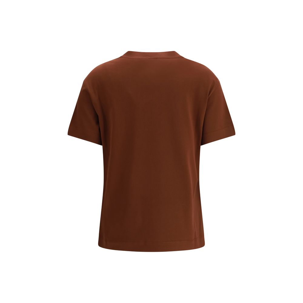 Brown Cotton T-Shirt