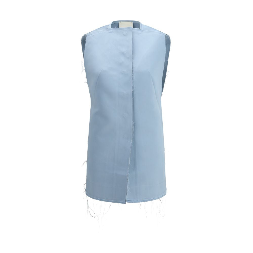 Blue Polyester Casual Dress