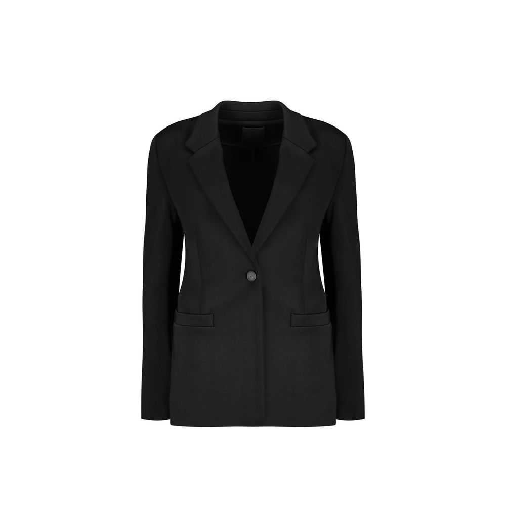 Black Elastane Blazer