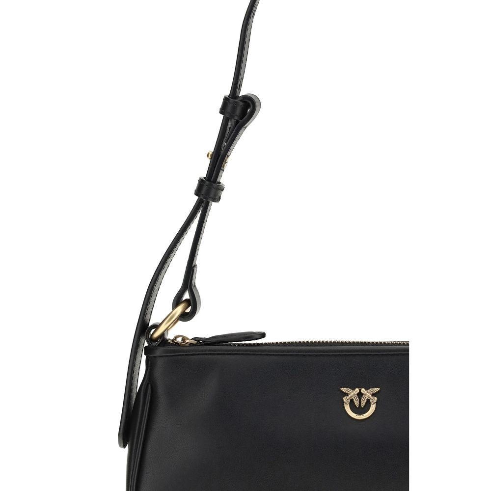Black Calf Leather Bos Taurus Shoulder Bag