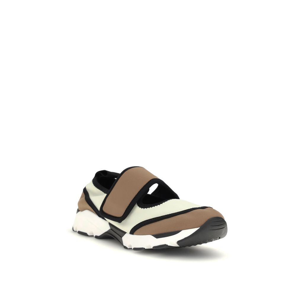 Multicolor Polyamide Athletic Sneakers