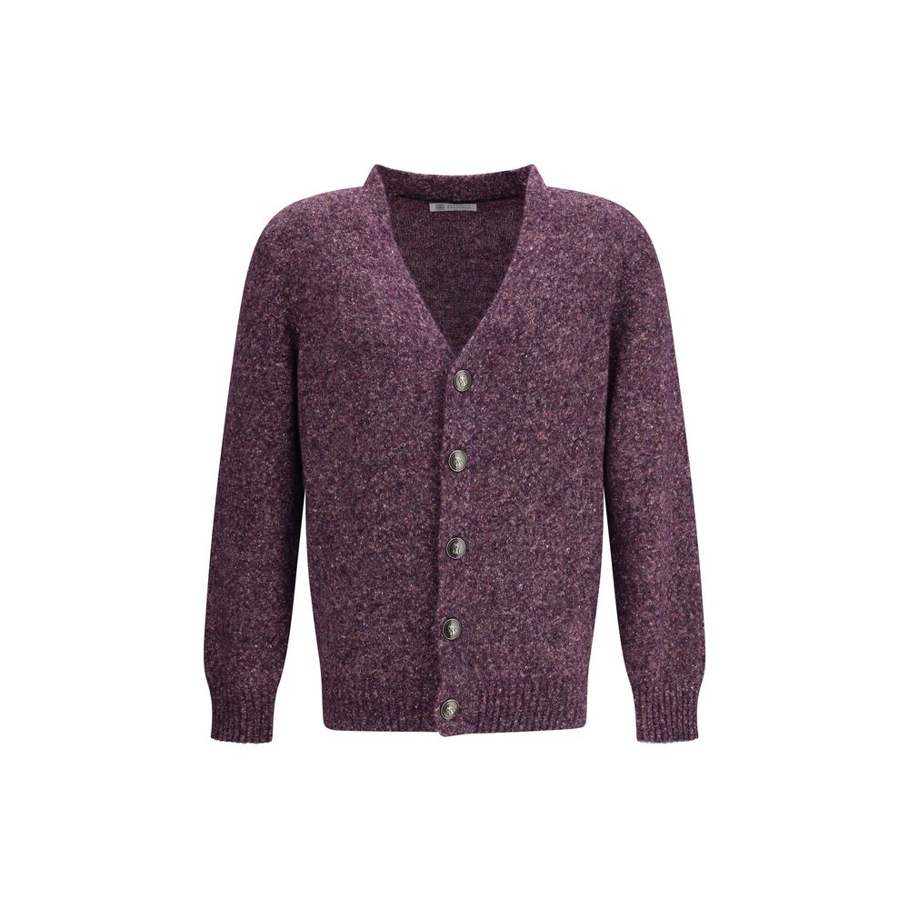 Multicolor Alpaca Vicugna Pacos Cardigan