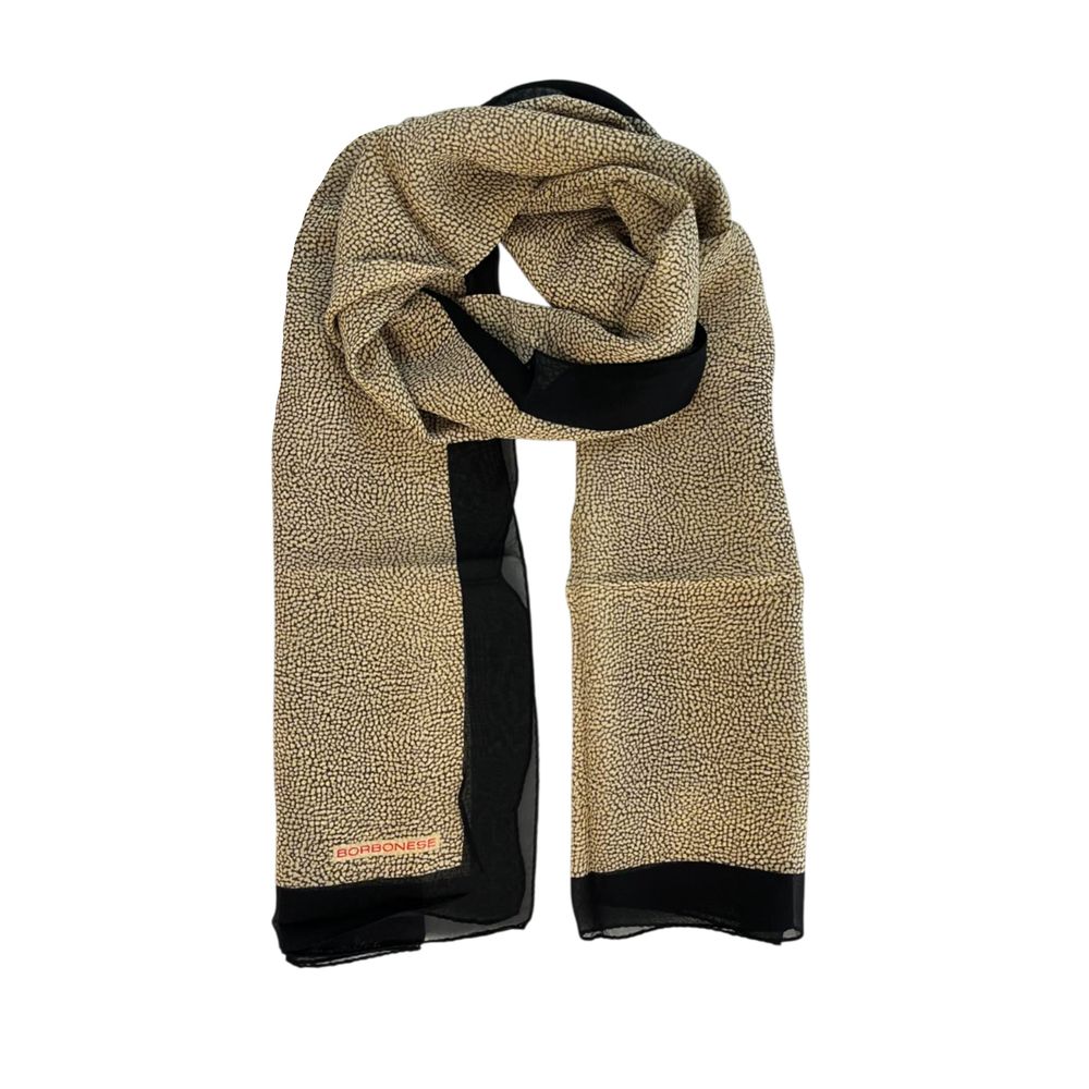 Black Silk Women Scarf