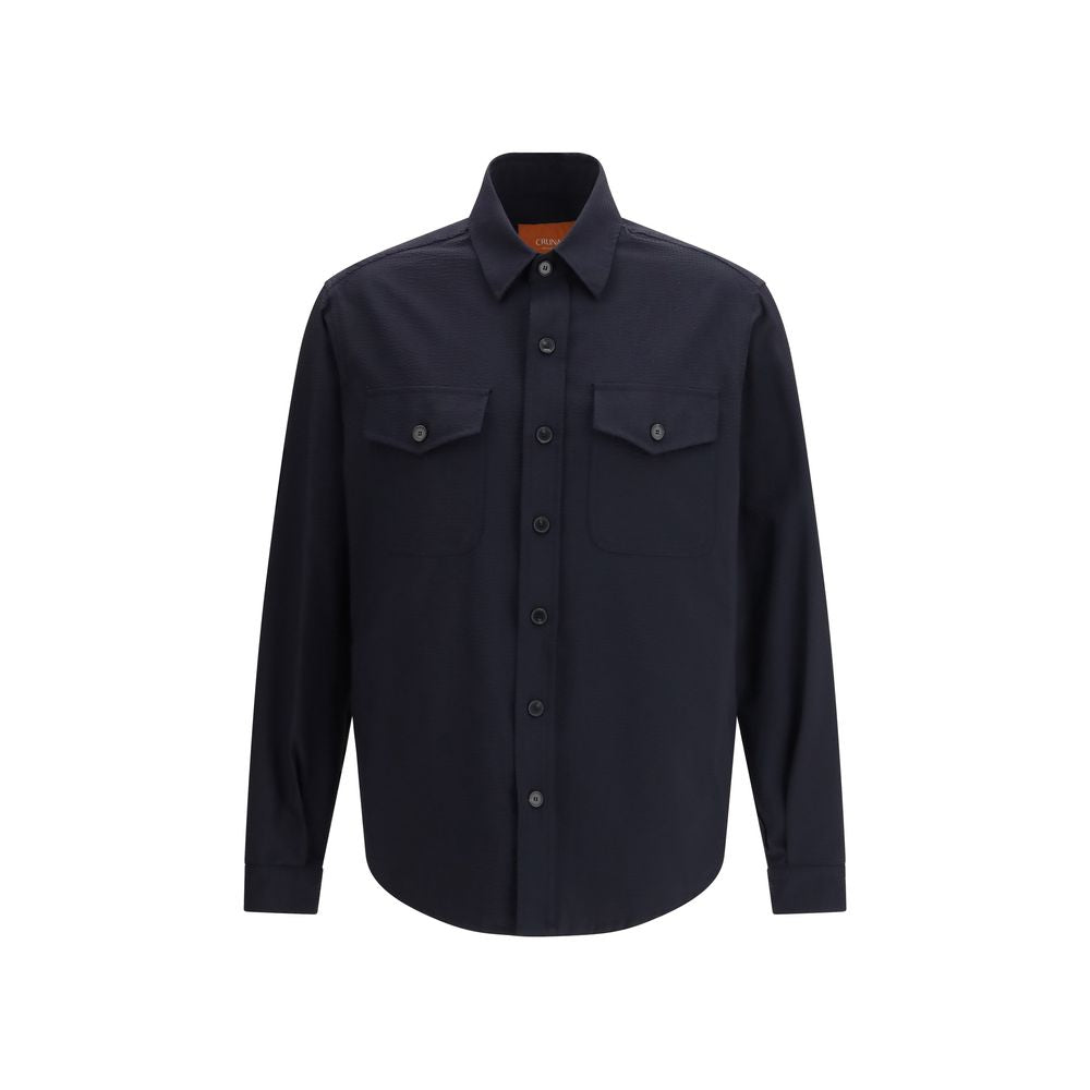 Blue Other Fibres Shirt