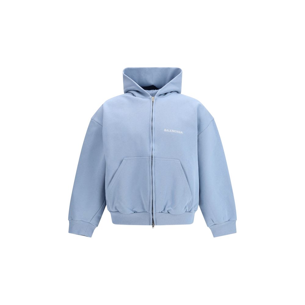 Light Blue Cotton Sweatshirt