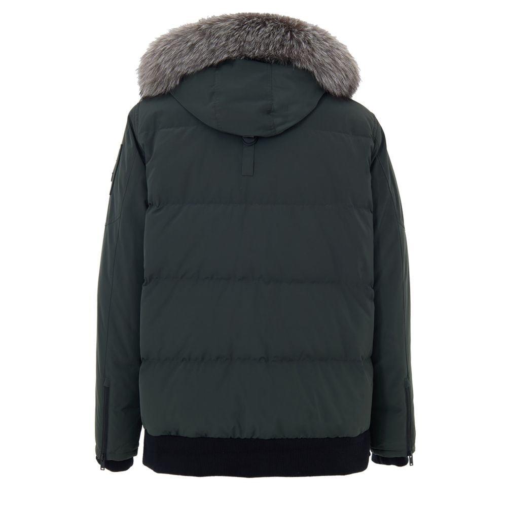 Green Nylon Parka