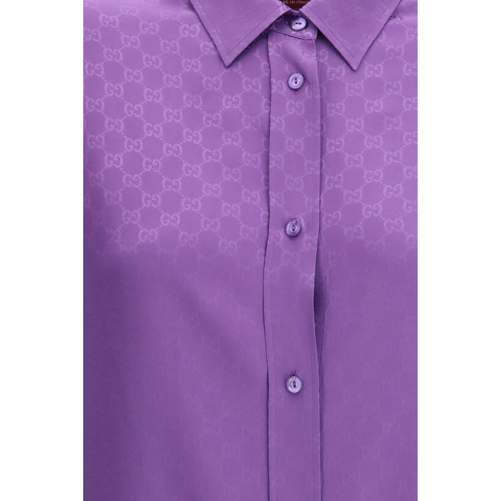 Multicolor Silk Dress Shirt