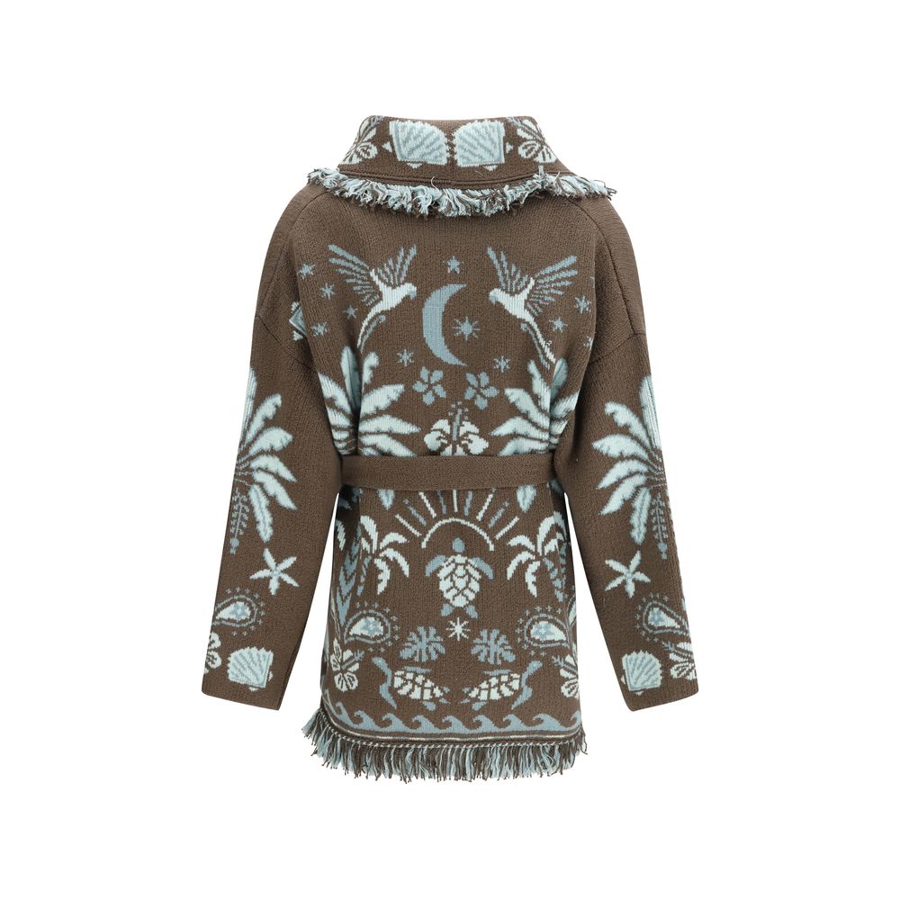 Brown Wool Cardigan