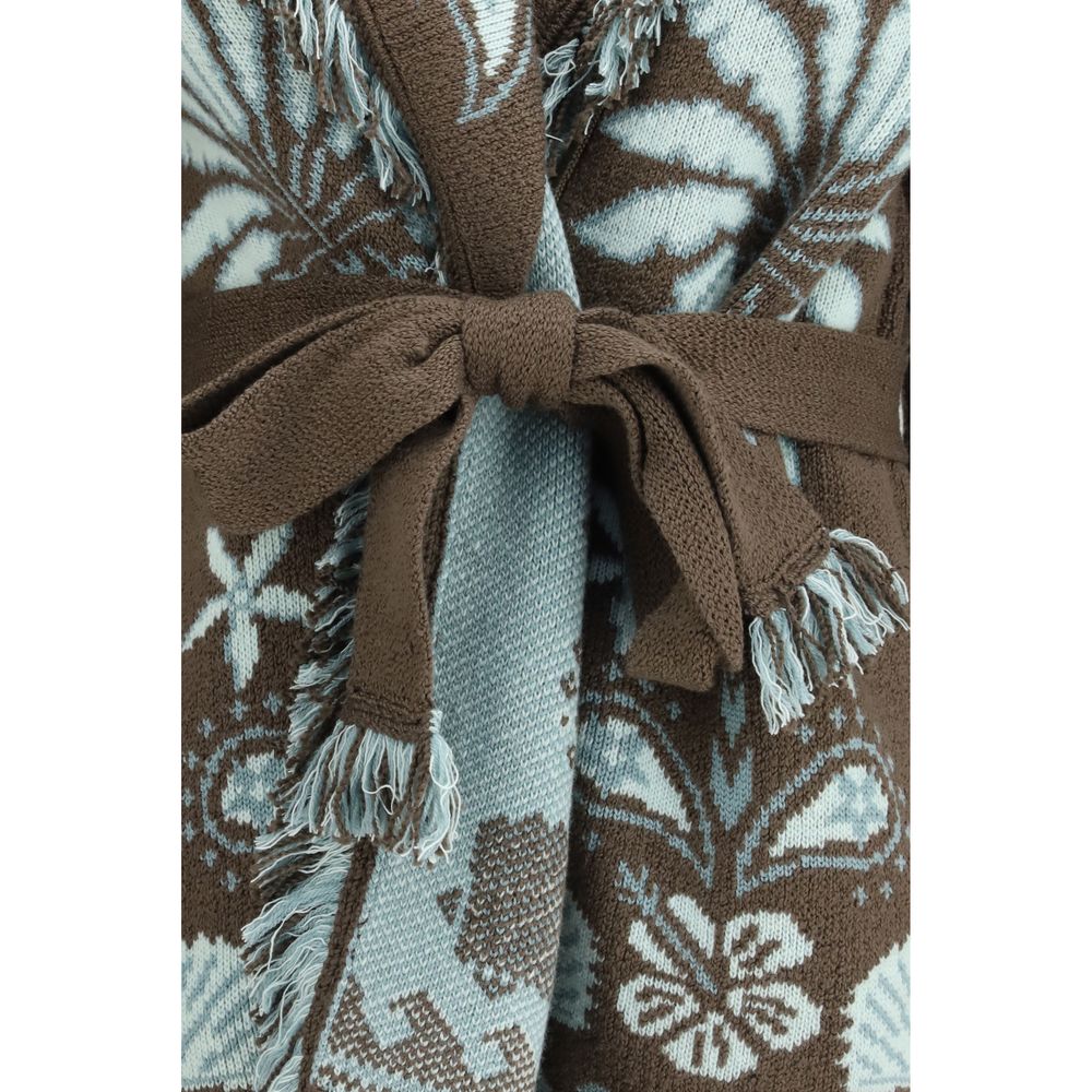 Brown Wool Cardigan