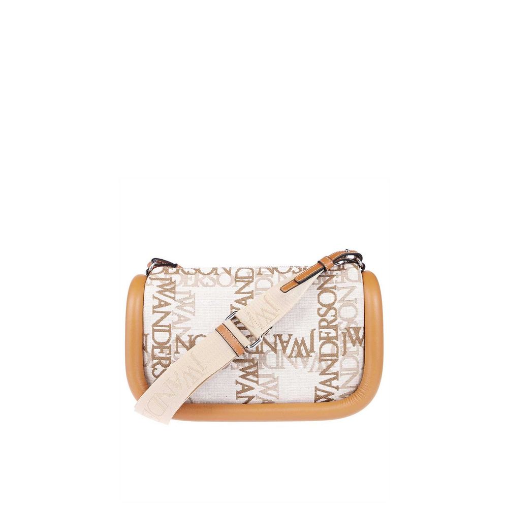 Brown Canvas Shoulder Bag