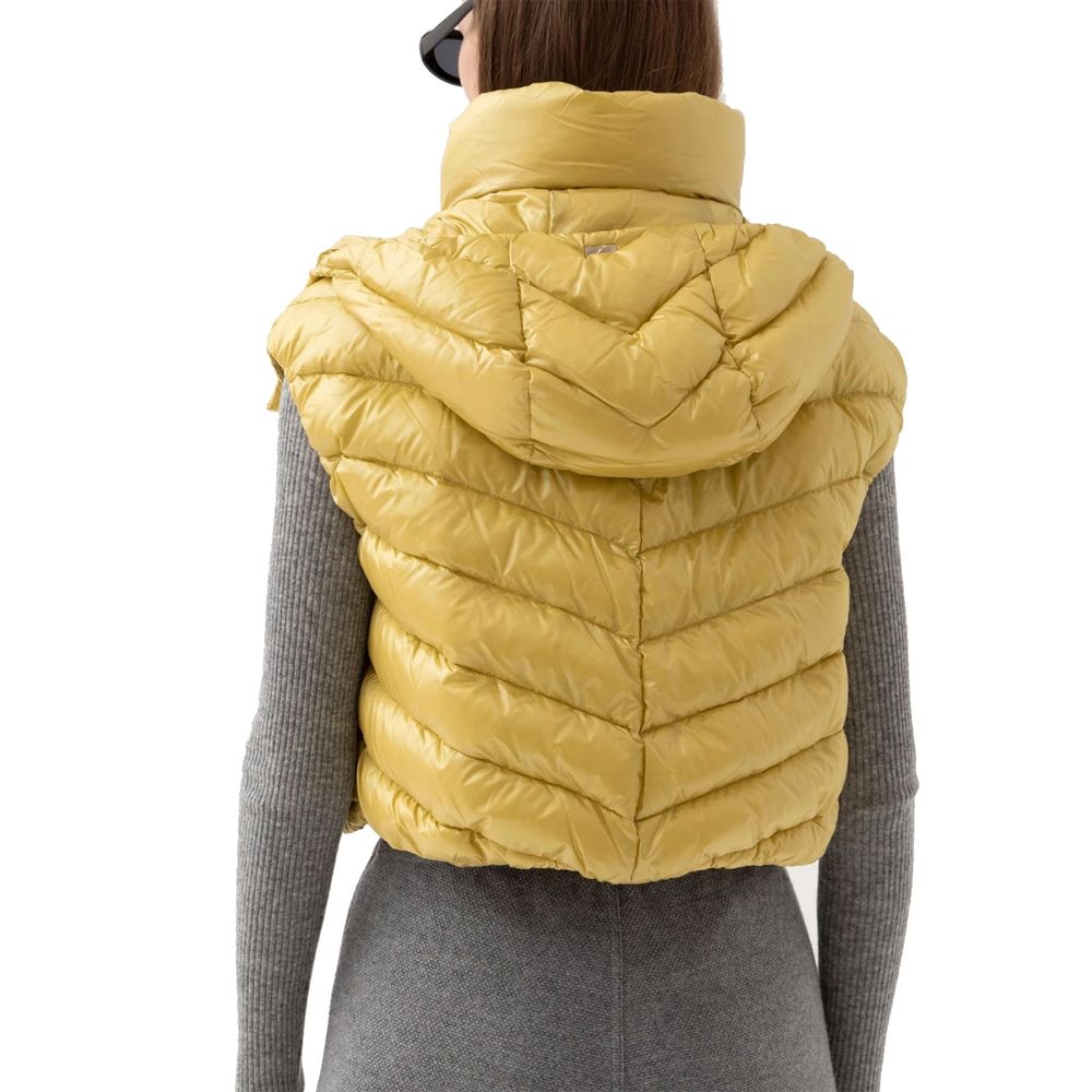 Bicolor Polyamide Sleveless Jacket
