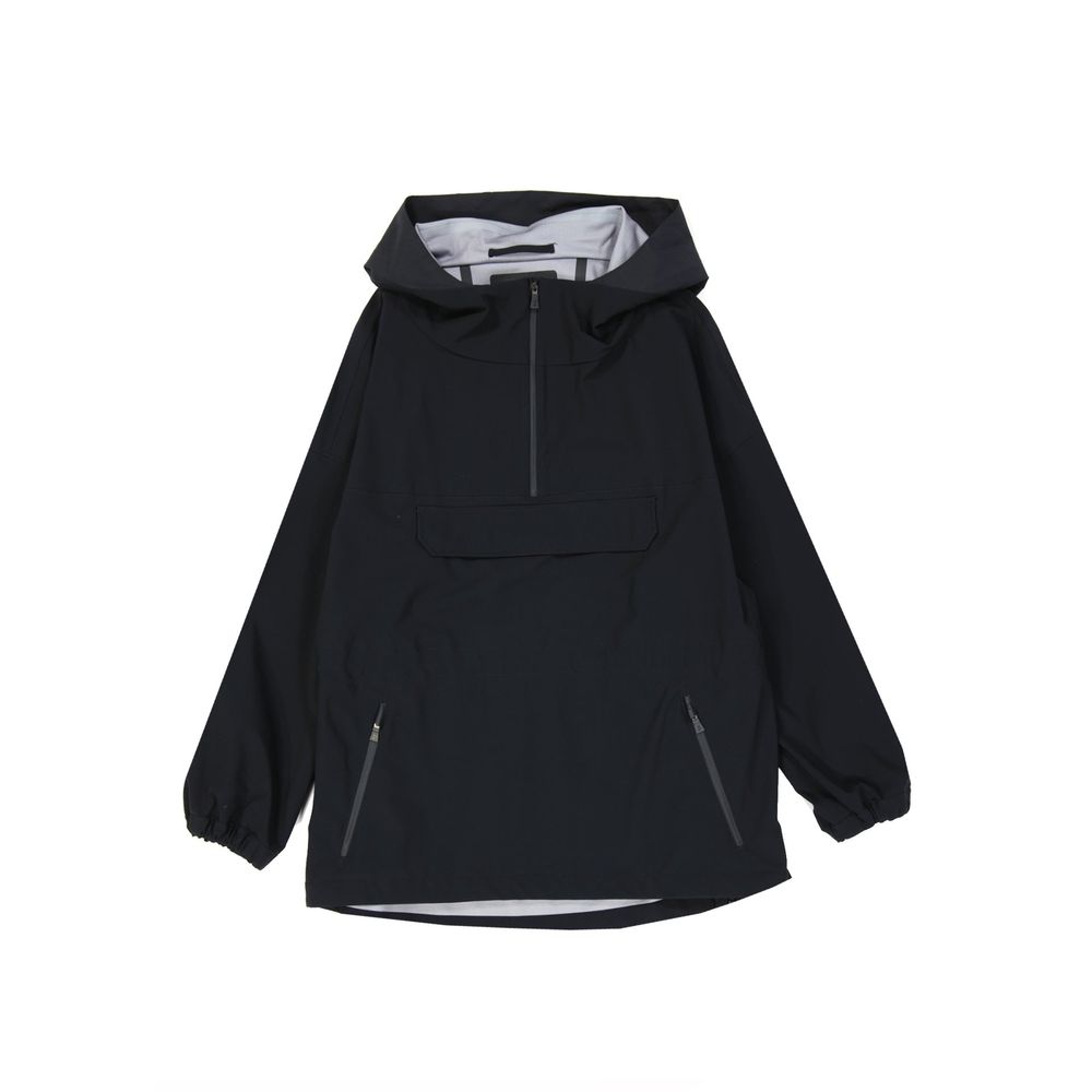 Black Elastane Shell Jacket