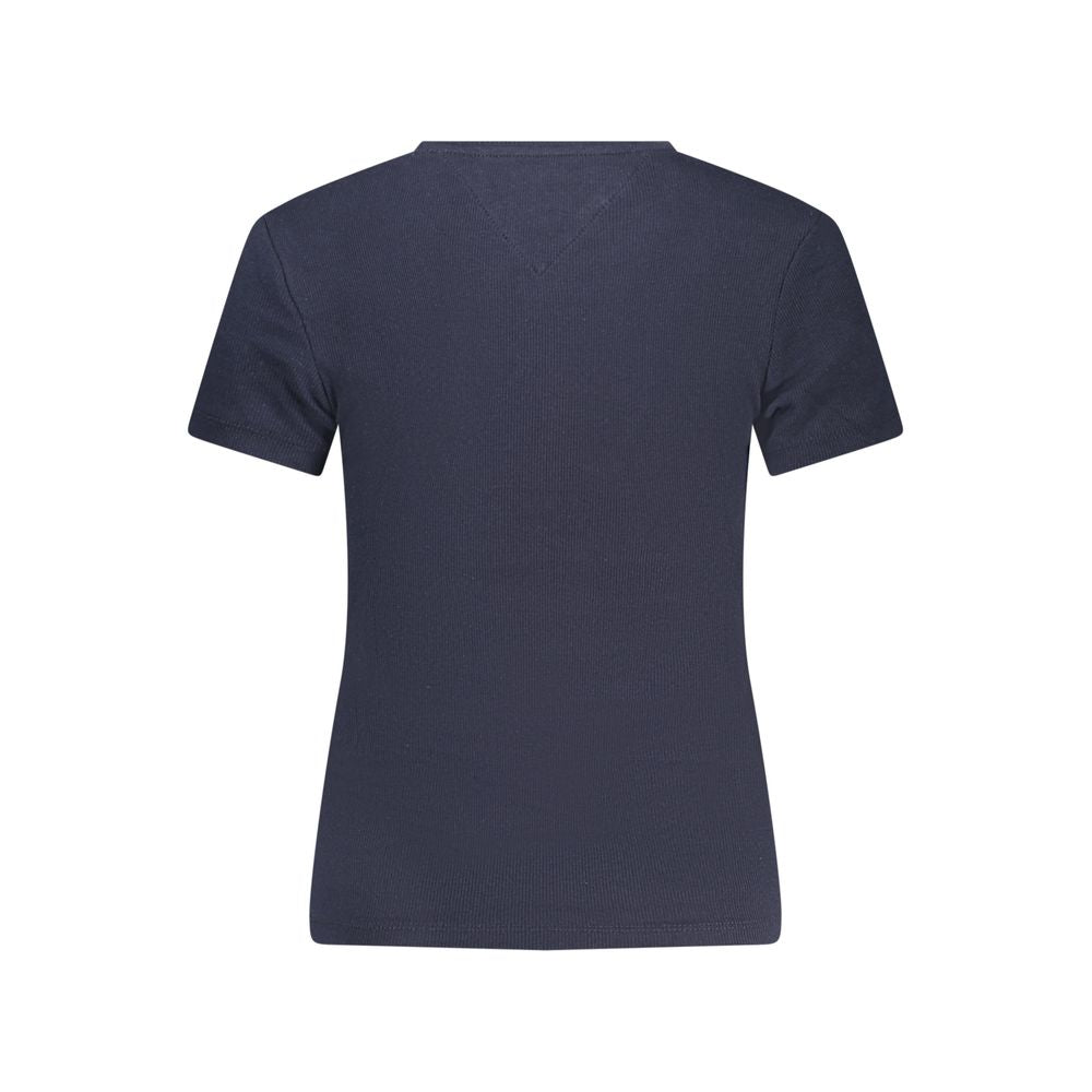Blue Cotton Women's T-Shirt