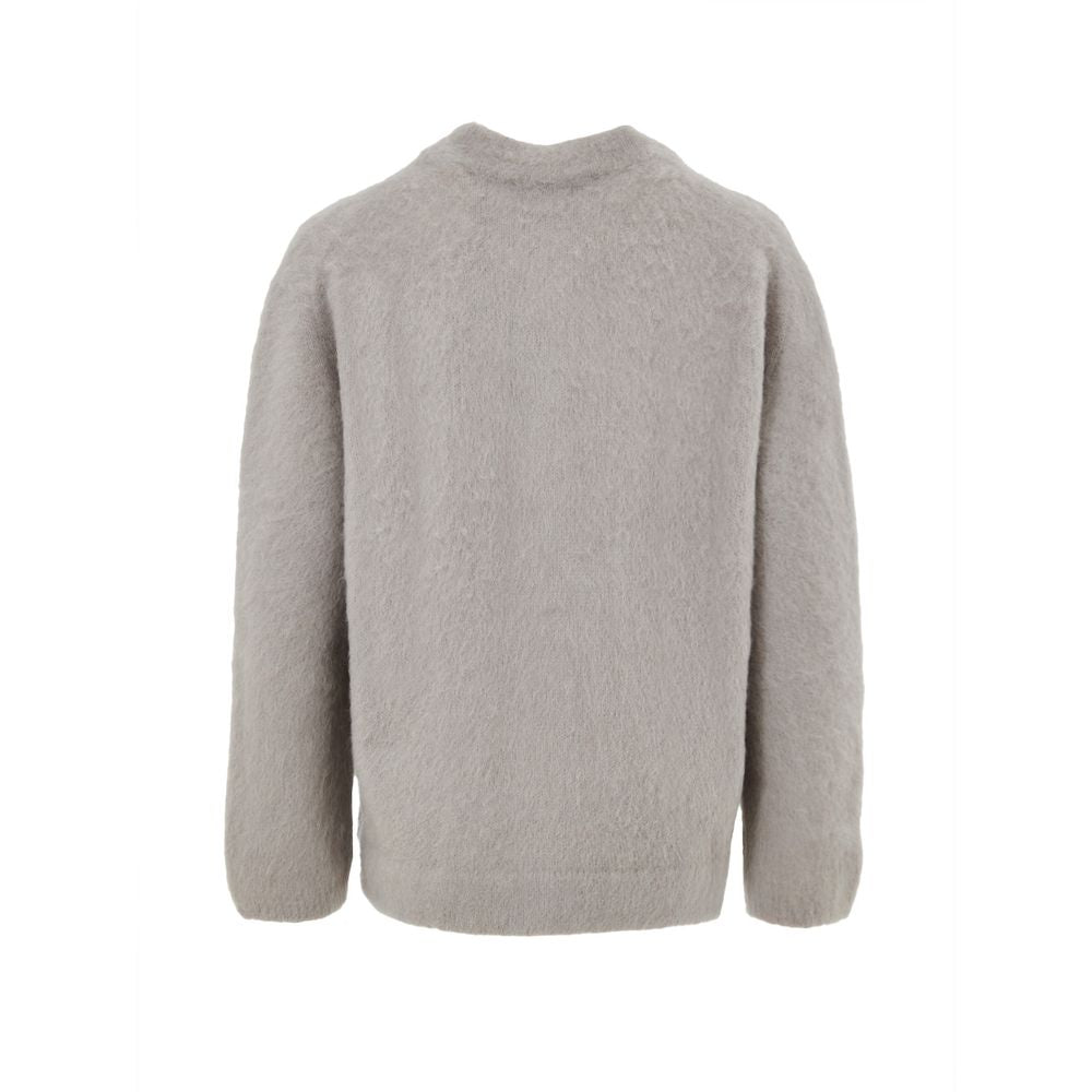 Beige Wool Cardigan