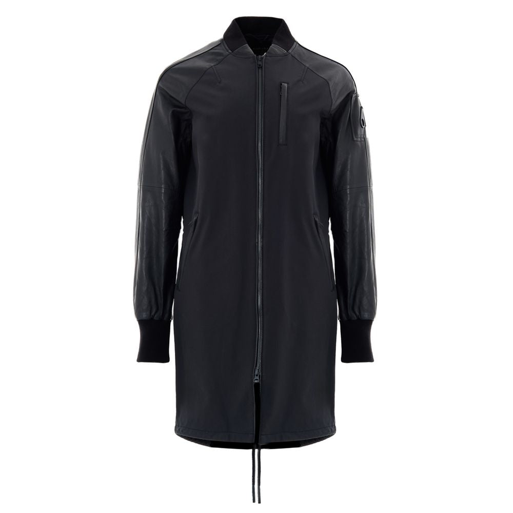 Black Cotton Parka