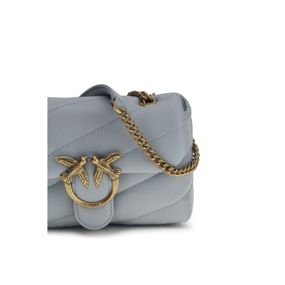 Blue Calf Leather Bos Taurus Shoulder Bag