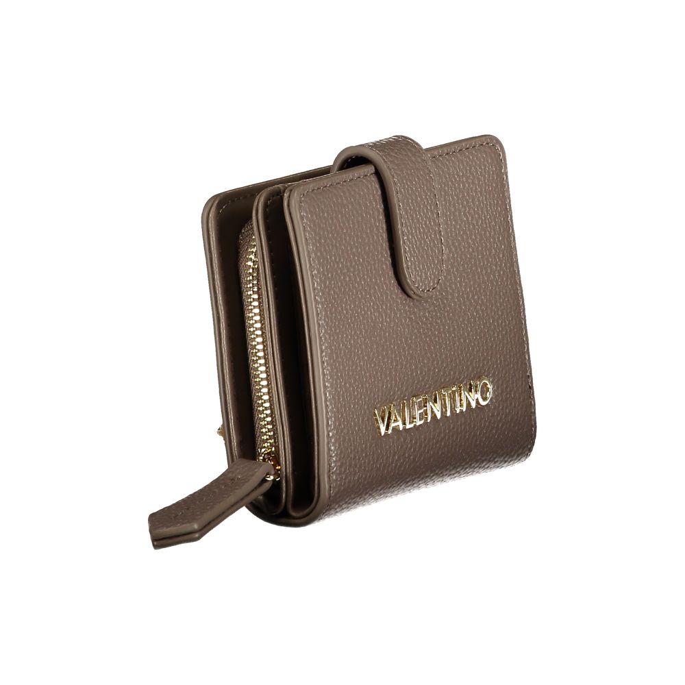 Marrone Polyurethane Women Wallet