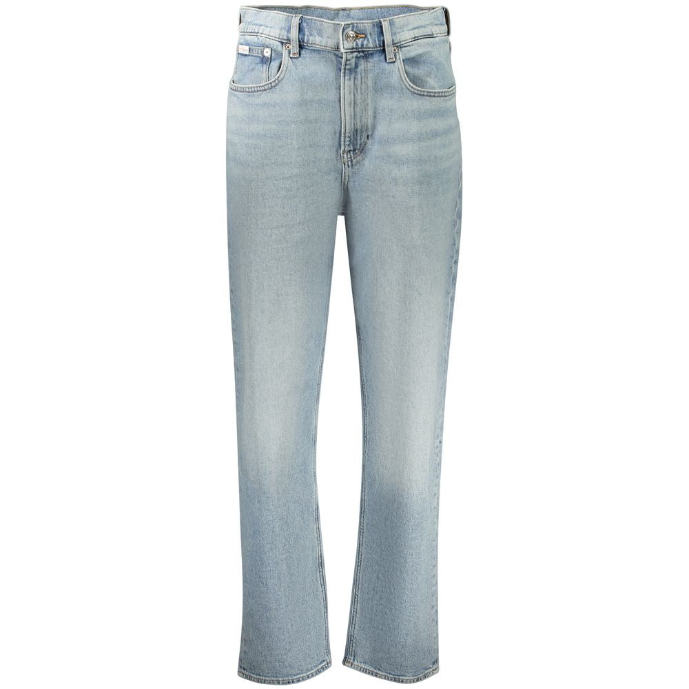 Azzurro Cotton Women Jeans
