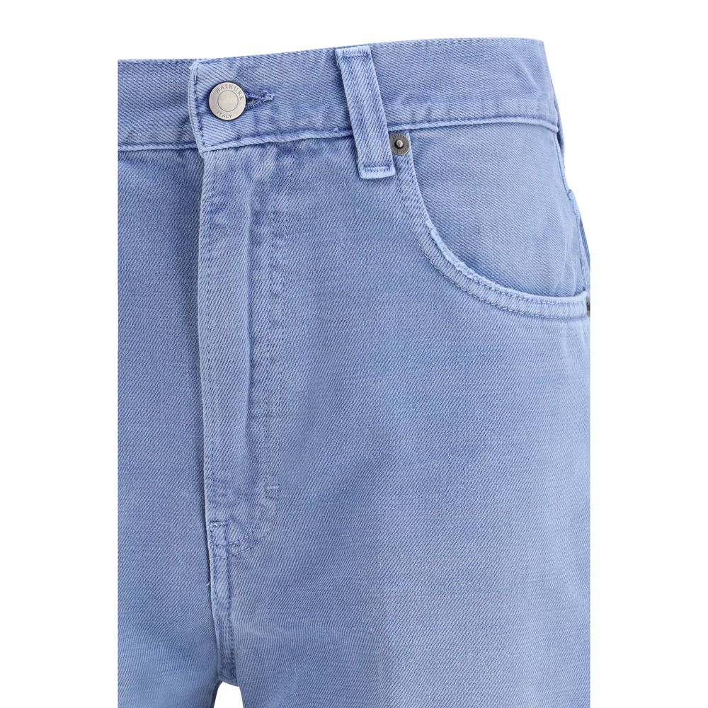 Blue Cotton Relaxed Fit Jeans