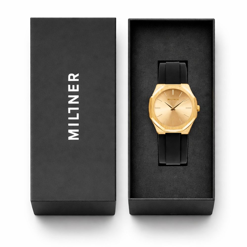 Black Synthetic Sport Watch