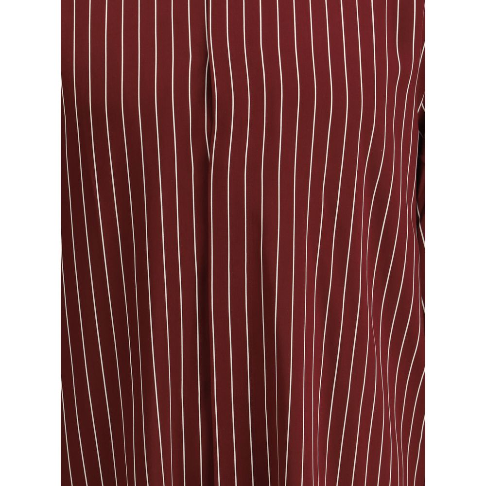 Bordeaux Viscose Pattern Shirt