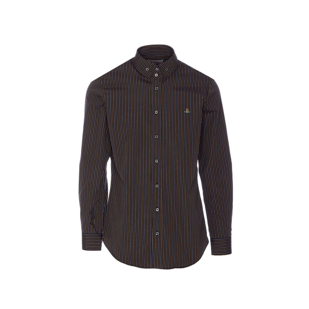 Brown Cotton Pattern Shirt