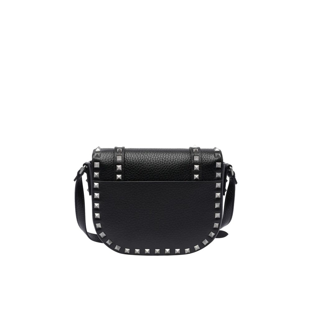 Black Leather Crossbody Bag