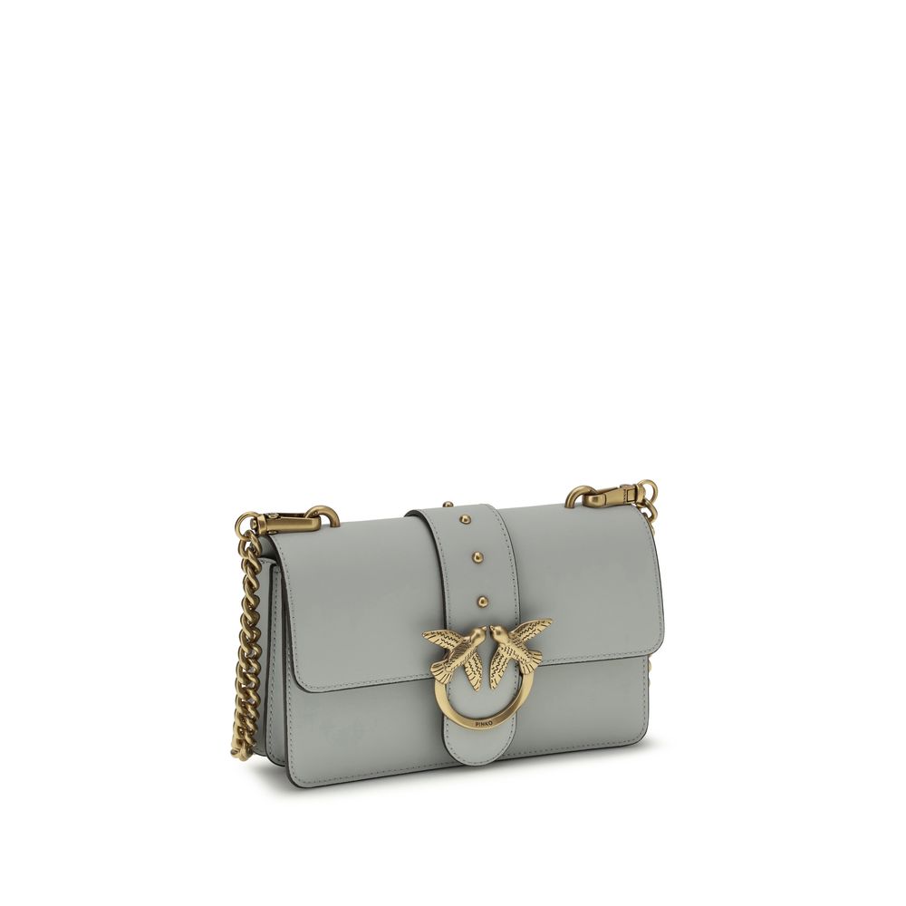 Gray Calf Leather Bos Taurus Shoulder Bag