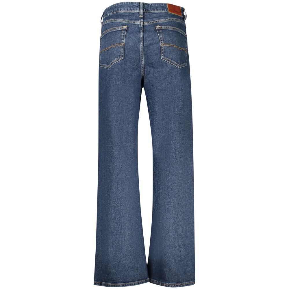 Blue Cotton Women Jeans