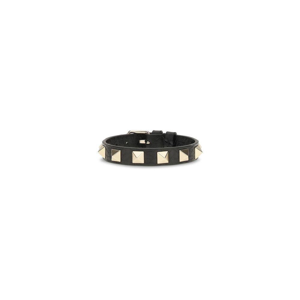 Black Calf Leather Bos Taurus Bracelet