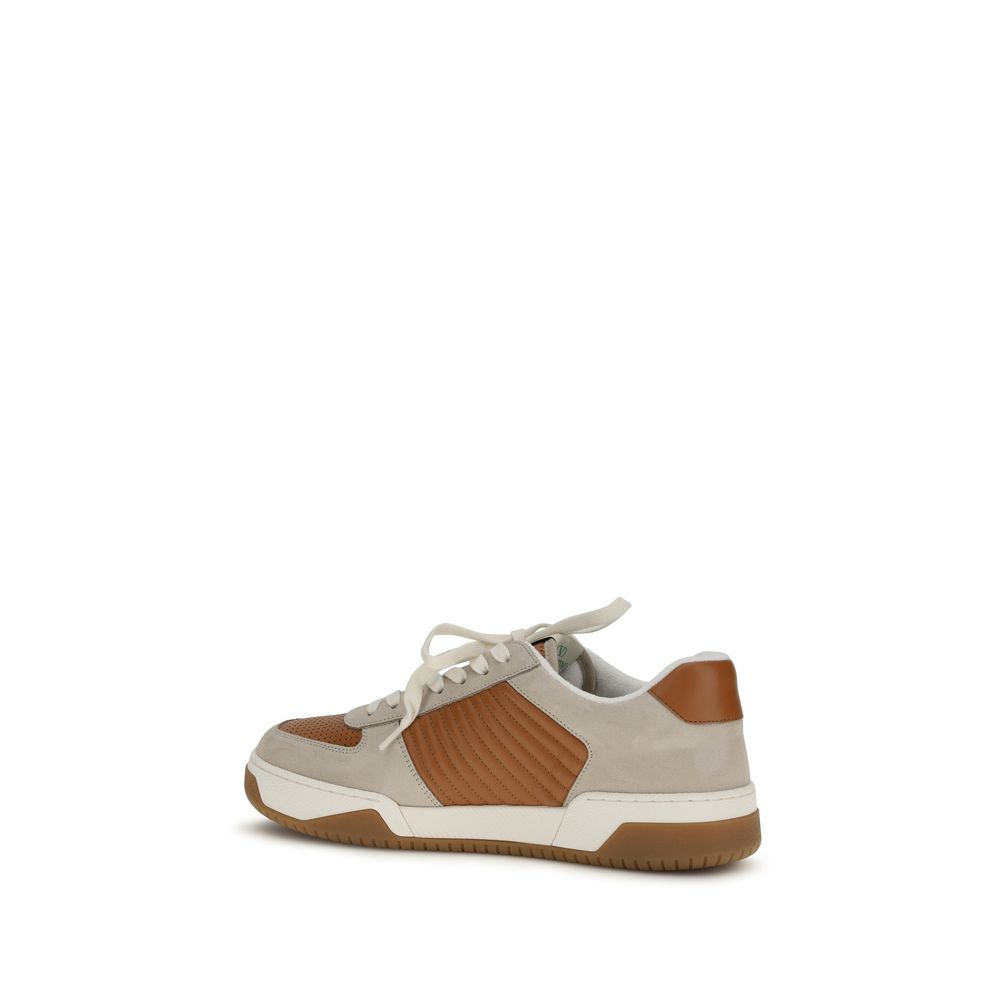Multicolor Calf Leather Bos Taurus Athletic Sneakers