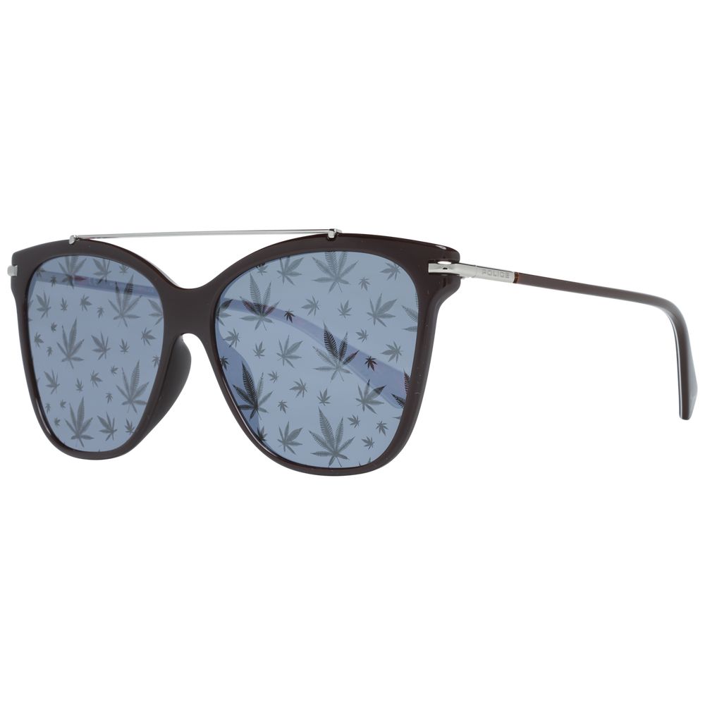 Brown Metal & Plastic Sunglasses