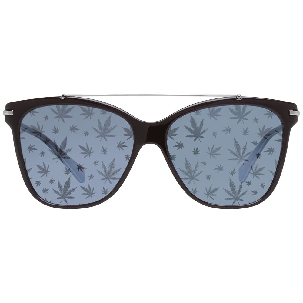 Brown Metal & Plastic Sunglasses