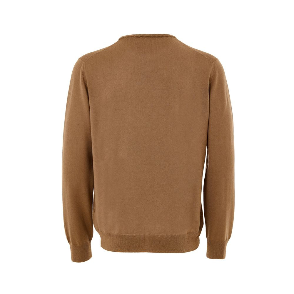 Brown Wool Sweatshirt