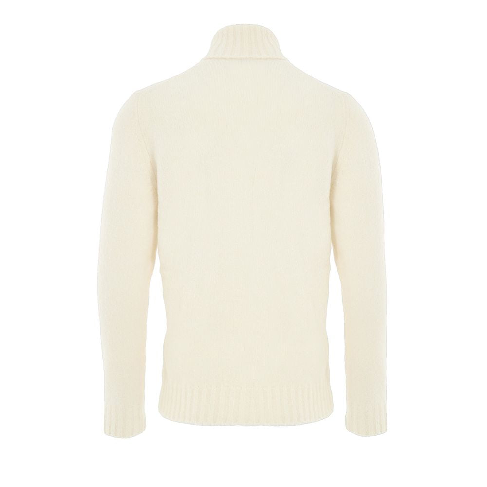White Wool Turtleneck