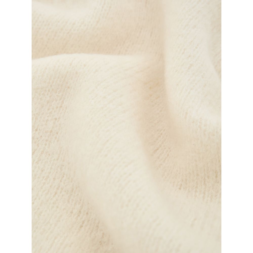 White Wool Turtleneck