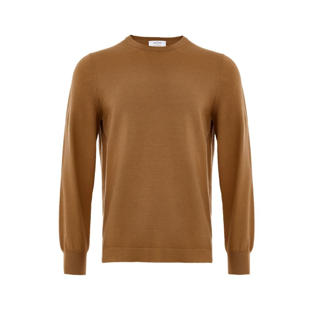 Brown Wool Sweatshirt