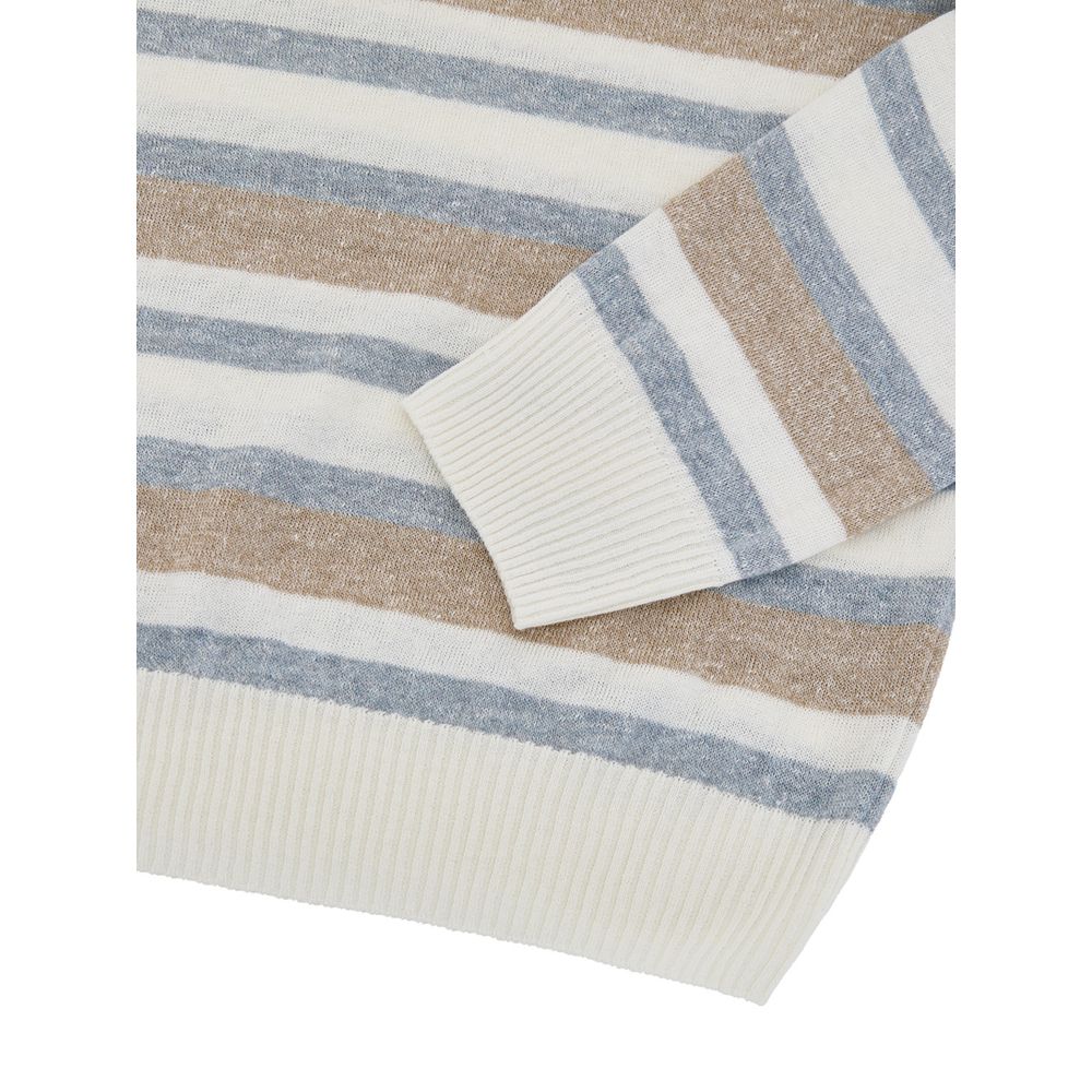 Multicolor Linen Sweatshirt