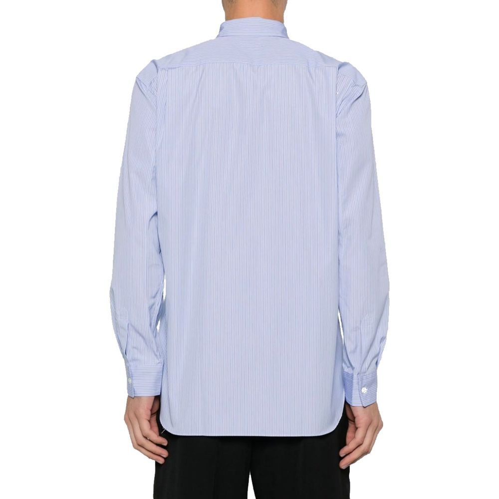 Blue Cotton Pattern Shirt