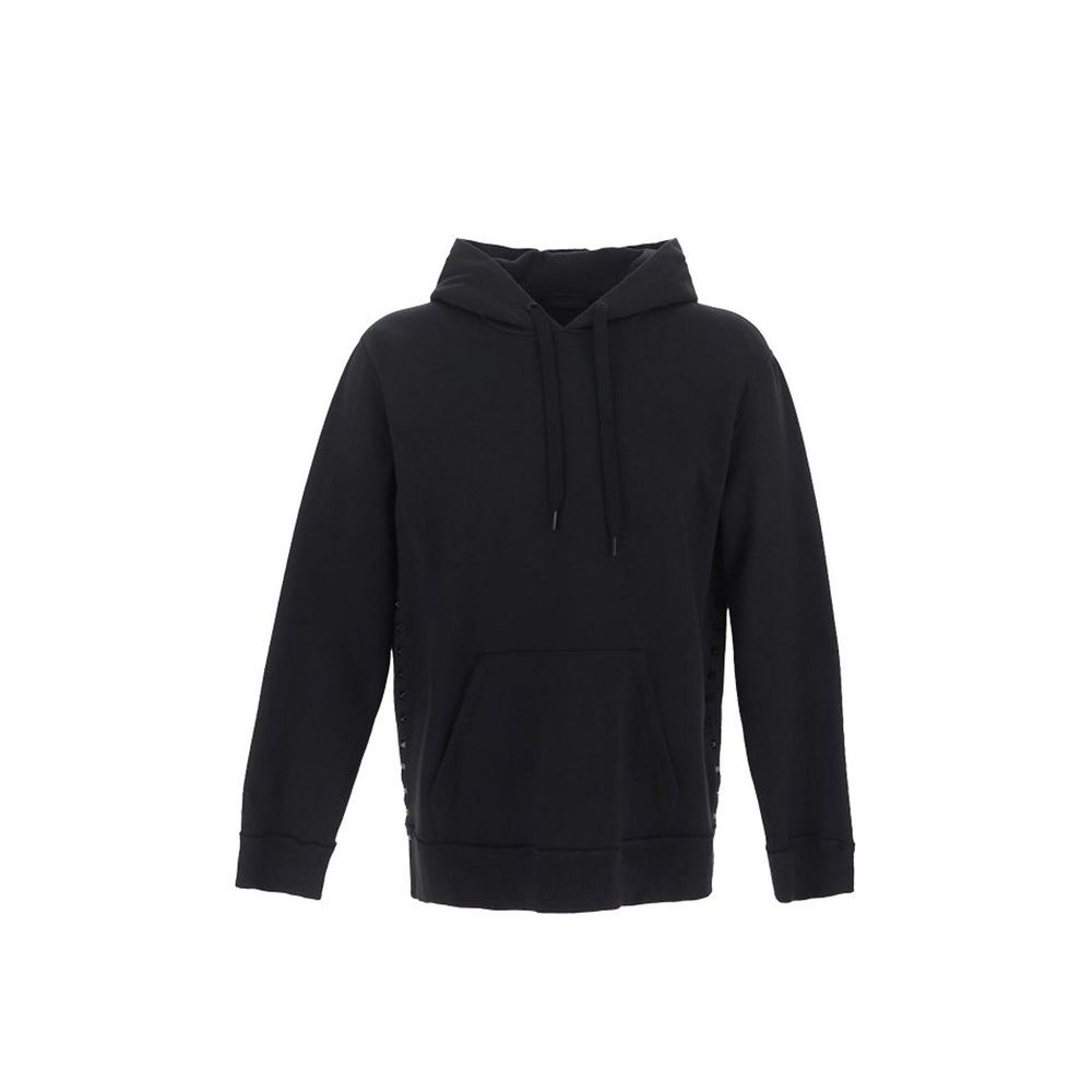 Black Cotton Sweatshirt