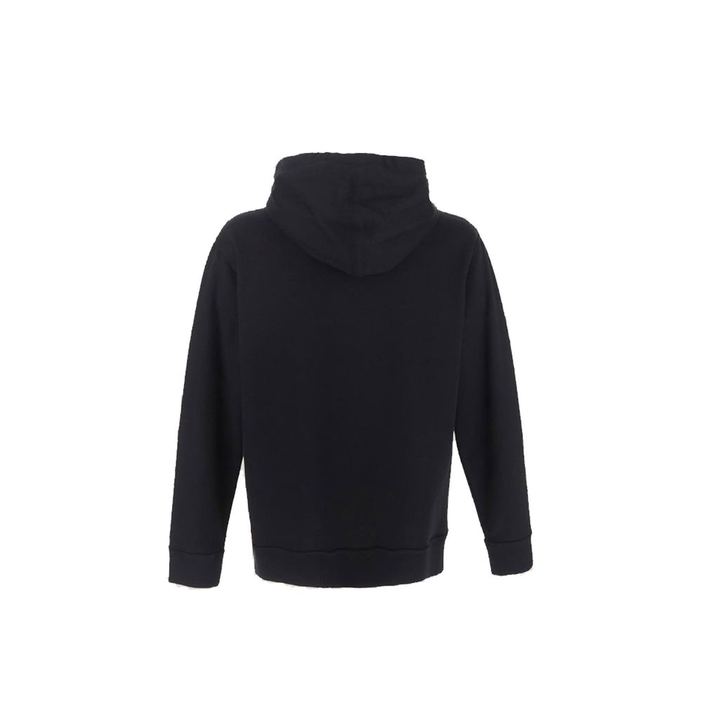 Black Cotton Sweatshirt