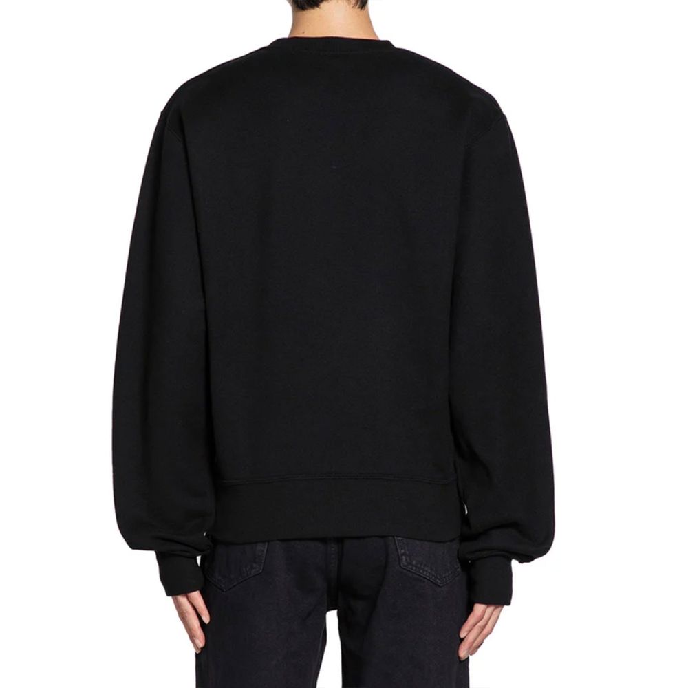 Black Cotton Sweatshirt